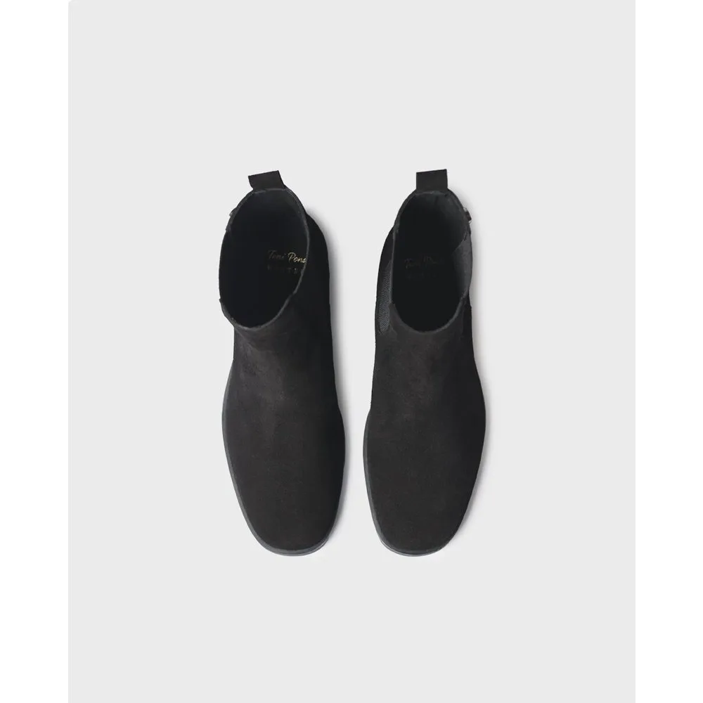 Botines chelsea de mujer de serraje con elásticos - Toni Pons - FashionsVida