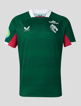 Leicester Tigers Junior 2026/27 Home Replica Shirt BOTANICAL GARDEN JL Unisex - Castore - FashionsVida