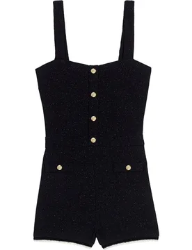 Mono de mujer corto ajustado de tweed - Maje - FashionsVida