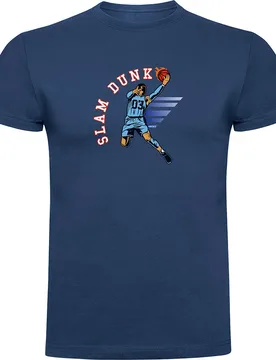 T-shirt à Manches Courtes Slam Dunk Denim Blue 2XL - Kruskis - FashionsVida