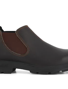 Unisex #2038 Stout Brown Chelsea Boot Sheepskin - Size 20 Uk - Blundstone - FashionsVida