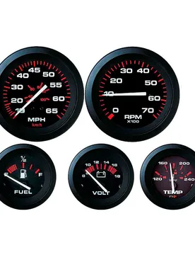 Amegado Med Fuel Gauge Black 50.8 mm unisex - Sierra - FashionsVida