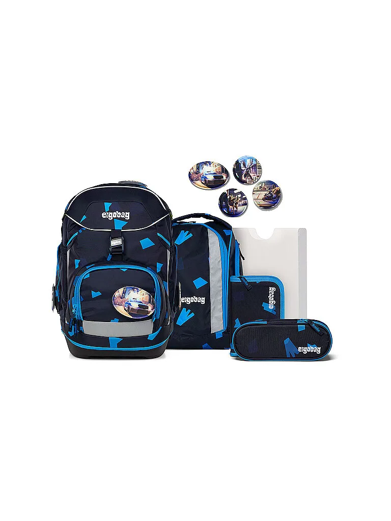 Set di zaini scolastici 6 pz. Pack Inseguimento - ergobag - FashionsVida