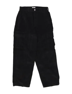 Pantalone Lungo Uomo Bigwig Baggy Corduroy Cargo Pant Digital Black - OBEY - FashionsVida