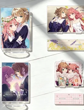 GL I Want to Love You Till Your Dying Day Totsuki Sheena Kagari Mimi Rectangle Acrylic Stand Model Plate Keychains Desk Decor - Aliexpress - FashionsVida