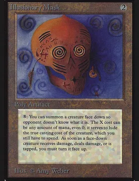 Illusionary Mask (Not Tournament Legal) International Edition - Magic: The Gathering - FashionsVida