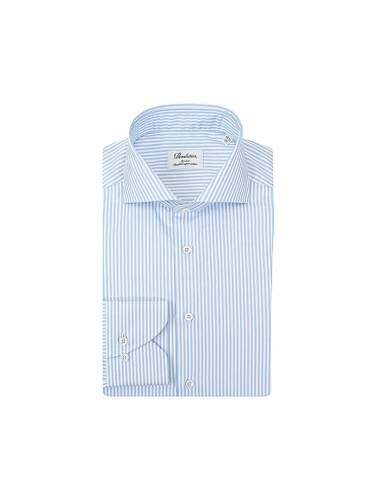 Camisa Slim Fit azul 39 - Stenströms - FashionsVida