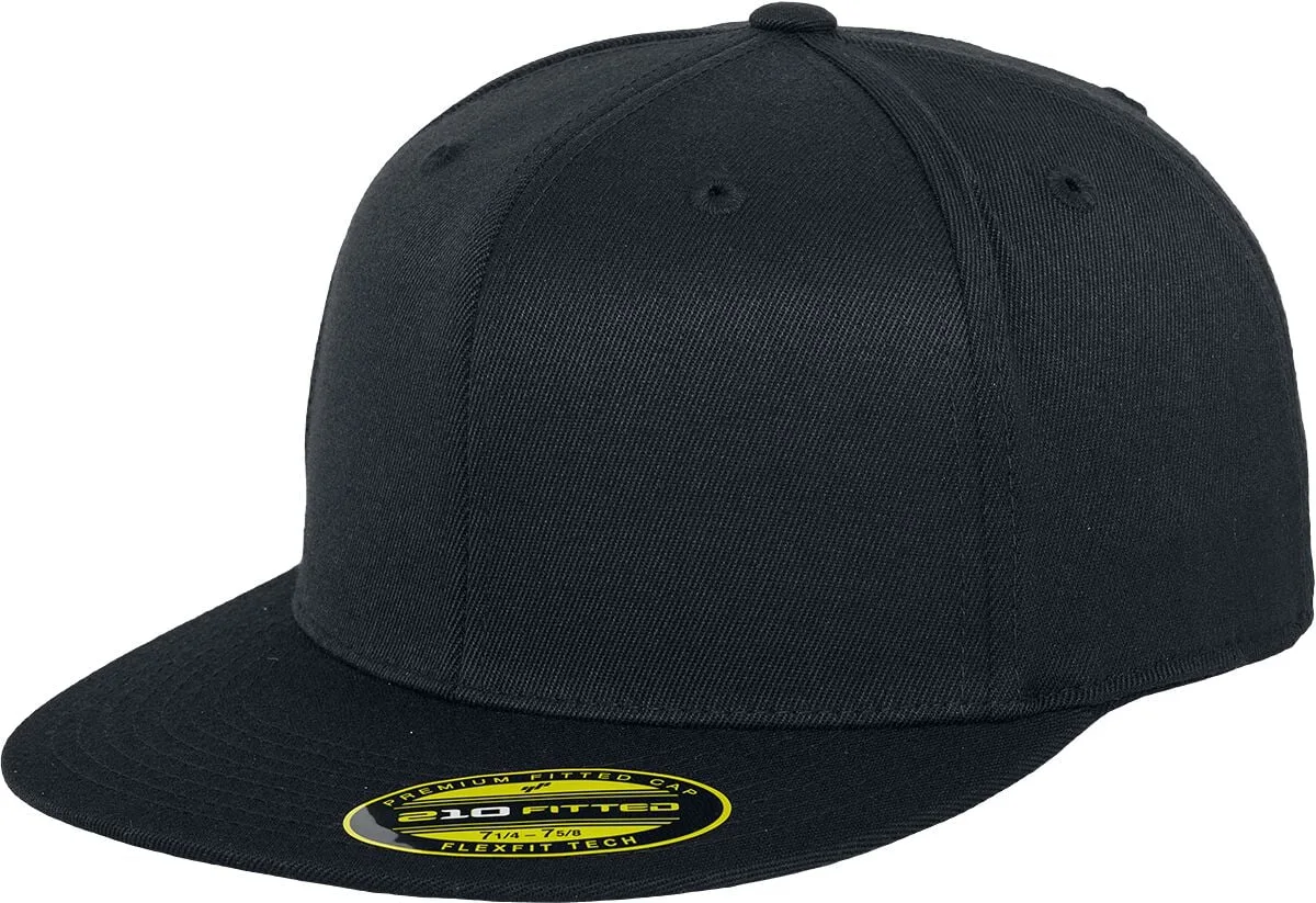 Cap - Premium 210 Fitted - schwarz - Unisex - unisex - Flexfit - FashionsVida