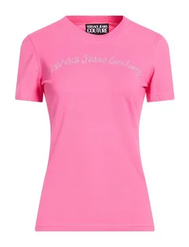 T-shirts Damen Fuchsia XS Damen - Versace Jeans Couture - FashionsVida