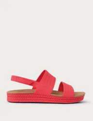 Water Vista Ankle Strap Flatform Sandals Orange Mix female