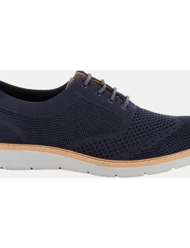 Igi&Co - Zapato de tejido para caballero cierre con cordones plantilla extraíble recubierta de piel color - IGI&Co - FashionsVida