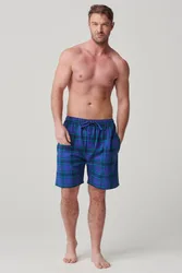Tartan 100% Brushed Cotton Sleep Shorts