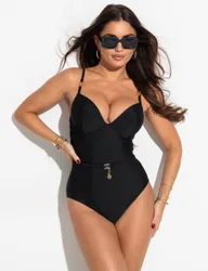 St Barts Push-Up Boost Padded Swimsuit Black female