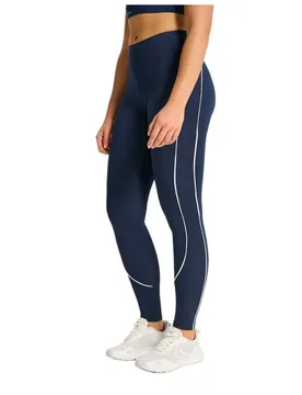 Leggings Pulse Piping Mw Dress Blues L - Hummel - FashionsVida