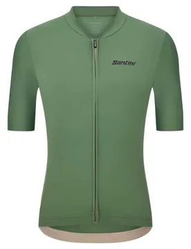 Maglia A Maniche Corte Sensation Green Salvia - Santini - FashionsVida