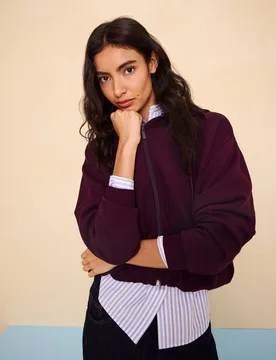 Chaqueta felpa de mujer - Easy Wear - FashionsVida