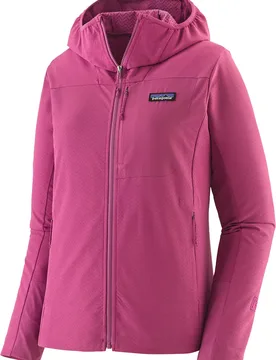 Veste de randonnée stretch - W's R1 CrossStrata Hoody Faded Magenta en Softshell - Taille M - Violet - Patagonia - FashionsVida