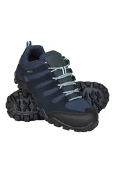 Belfour Womens Waterproof Walking Shoes - Dark Blue - Dark Blue - Size: 9