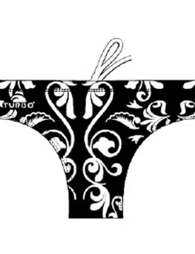 Madeira Swimming Brief Black / White XL Men - TURBO - FashionsVida