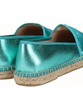 Alpargatas planas de mujer de lentejuelas - Viguera - FashionsVida