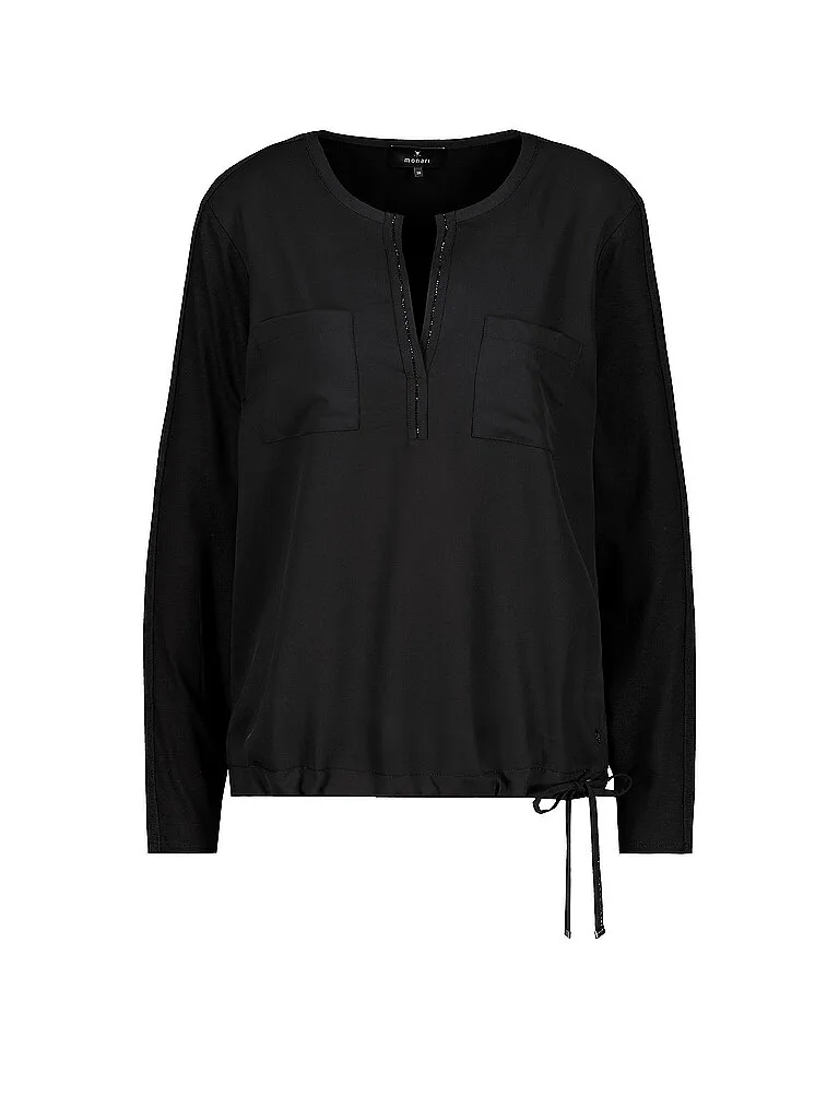 Monari T-shirt blouse noir 36 - monari - FashionsVida