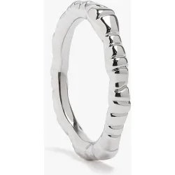 Anillo texturizado en liso