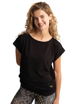 Yogashirt Jangamas noir L - Spirit Of Om - FashionsVida