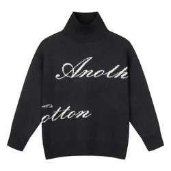 Knit Turtleneck Black L Damen