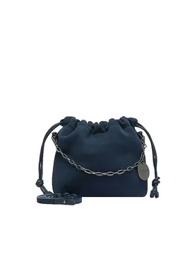 Borsa in pelle - Bucket Bag LYA II Smalll blu - Liebeskind Berlin - FashionsVida