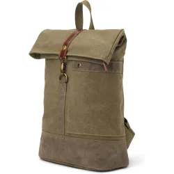 Verhunt - Mochila en canvas y piel