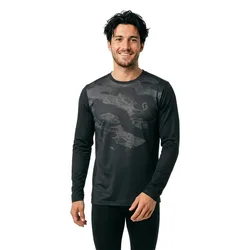 Maglia Da Enduro A Maniche Lunghe Trail Flow Black / Dark Grey