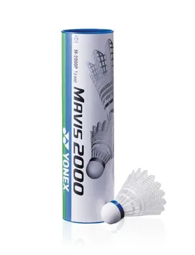 Mavis 2000 Badminton Shuttlecocks White One Size - Yonex - FashionsVida