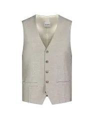 Robson Gilet de costume beige 60