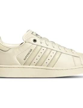 Superstar Men's Sneakers - White - Size 7.5 - Leather - White - Size: 7.5 - Adidas - FashionsVida