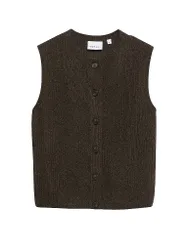 Comma Gilet marron 36