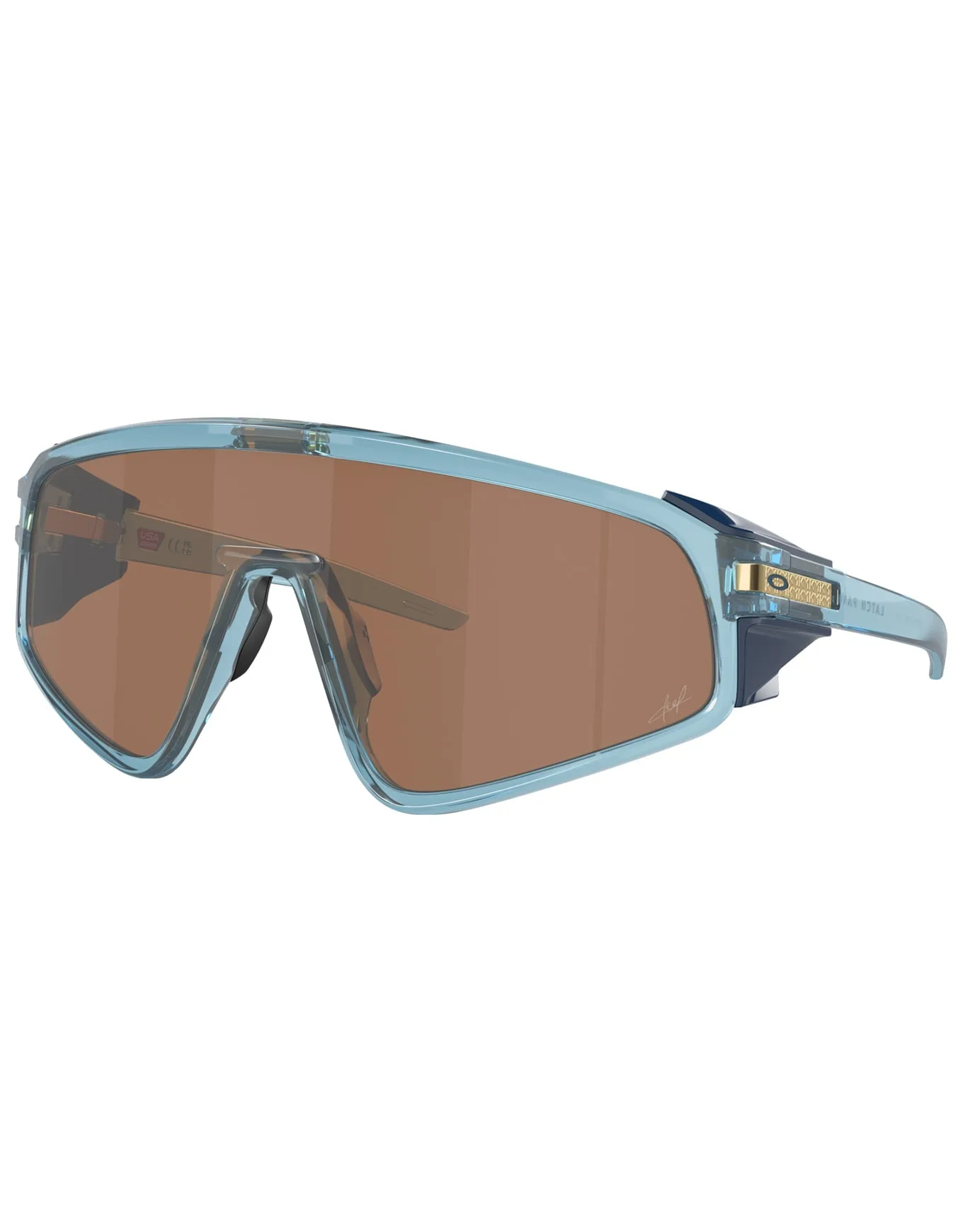 Sonnenbrille Latch Panel Trans Stonewash Prizm Tungsten Grau - Oakley - FashionsVida