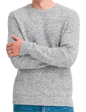 Bhcato crew 2-tone jersey hombre Marino (S) - Blend - FashionsVida