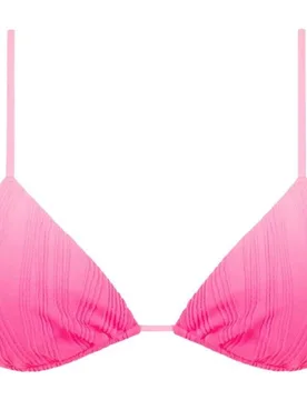 Top de bikini triángulo sin aros con almohadillas extraíbles, tejido ultraelástico y tirantes multiposición de la línea swim one size - Chantelle Pulp - FashionsVida