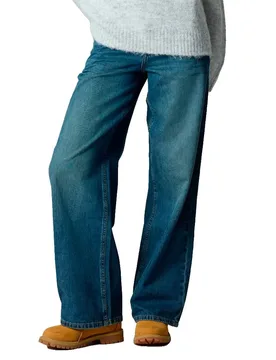 Jean Bett Wide Leg Vintage Dark Blue Denim 10 Années Fille - Name it - FashionsVida