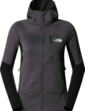Polaire en Polartec® - W Polartec Powergrid Stormgap Hoodie Anthracite Grey TNF Black - Taille S - Gris - The North Face - FashionsVida