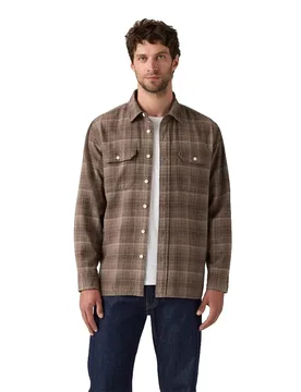 Camicia A Maniche Lunghe Classic Worker Ametrine Plaid Bracken L - Levi´s ® - FashionsVida