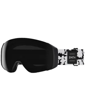 Masque de ski - 4D Mag S Black Marble Chromapop Sun Black en Silicone - Noir - SMITH - FashionsVida