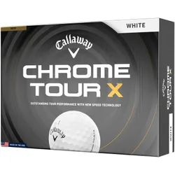 Golfbälle Chrome Tour X 2026 - 12er Pack, weiss