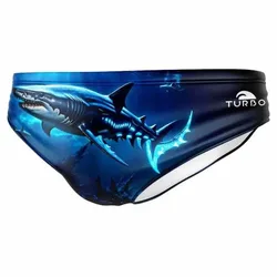 Shark Dive Swimming Brief Navy 3XL Men