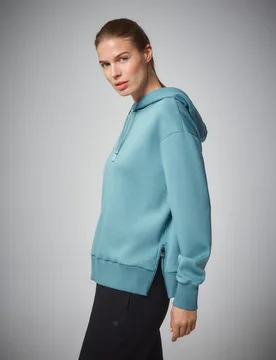 Sudadera con capucha de viscosa Sportcasual de mujer - Boomerang - FashionsVida