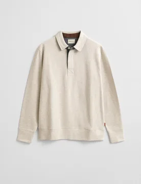 Sudadera de hombre estilo polo de manga en algodón - Gant - FashionsVida
