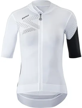 Maglia A Maniche Corte Rosalia White / Black - SILVINI - FashionsVida
