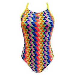 Tridimesion Pro Racer Swimsuit Yellow L Women