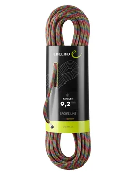 Corde à simple - Kinglet 9,2Mm Night - Taille 70 m - Rouge - Edelrid - FashionsVida