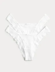 Pack Ida Lace Miami Knickers White female